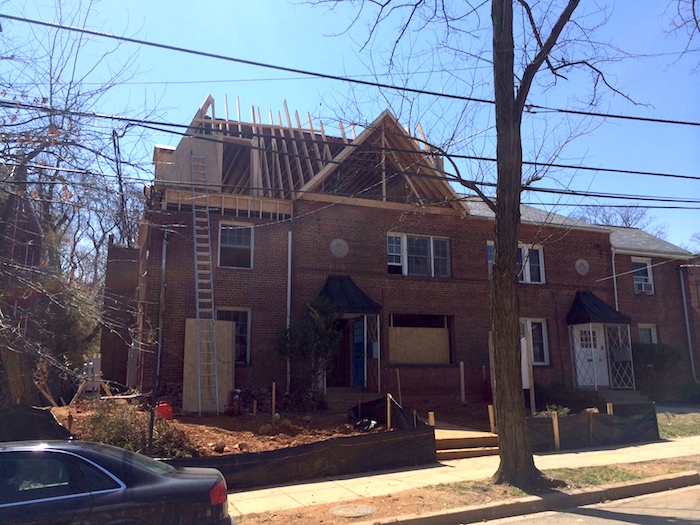 The Whitehaven gets a mansard roof addition A Washington, DC